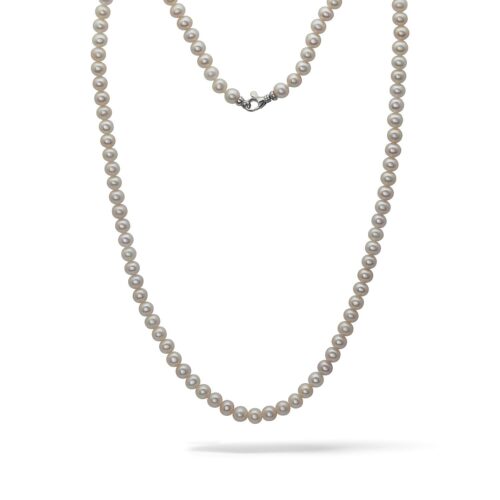 Comete-Halskette Perlen 925 Silber UGL 741 M50