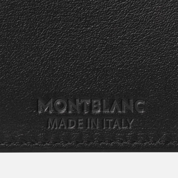 Montblanc portafoglio 4 scomparti con portamonete Meisterstück Selection Soft nero 131247