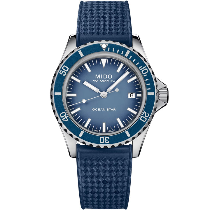 Mido orologio Ocean Star Tribute Special Edition 40mm blu automatico acciaio M026.807.11.041.01 - Capodagli 1937