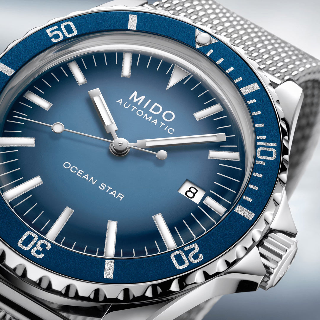 Mido Ocean Star Tribute Special Edition Watch 40mm Blue Automatic Steel M026.807.11.041.01