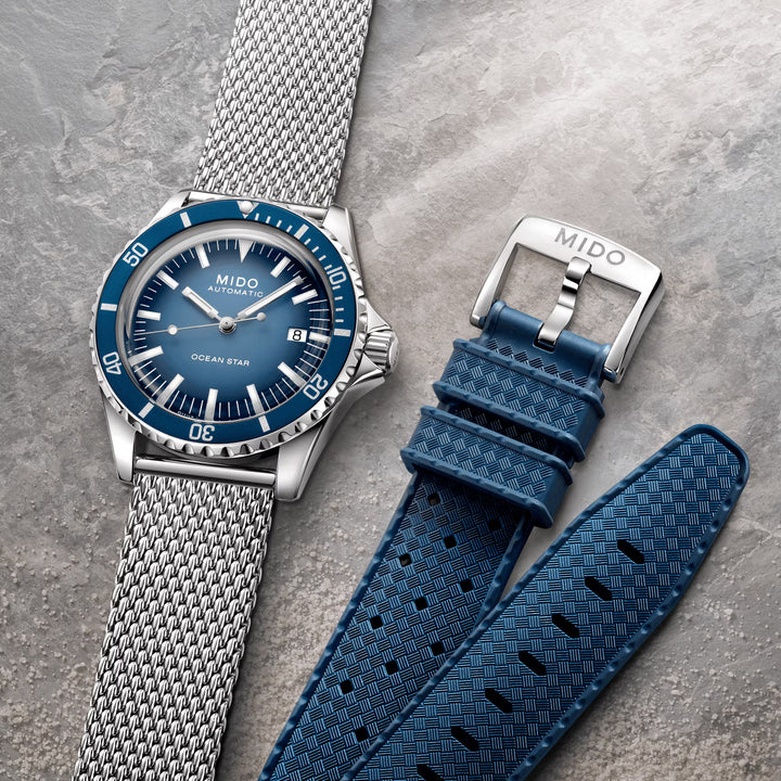 Mido Ocean Star Tribute Special Edition Watch 40mm Blue Automatic Steel M026.807.11.041.01