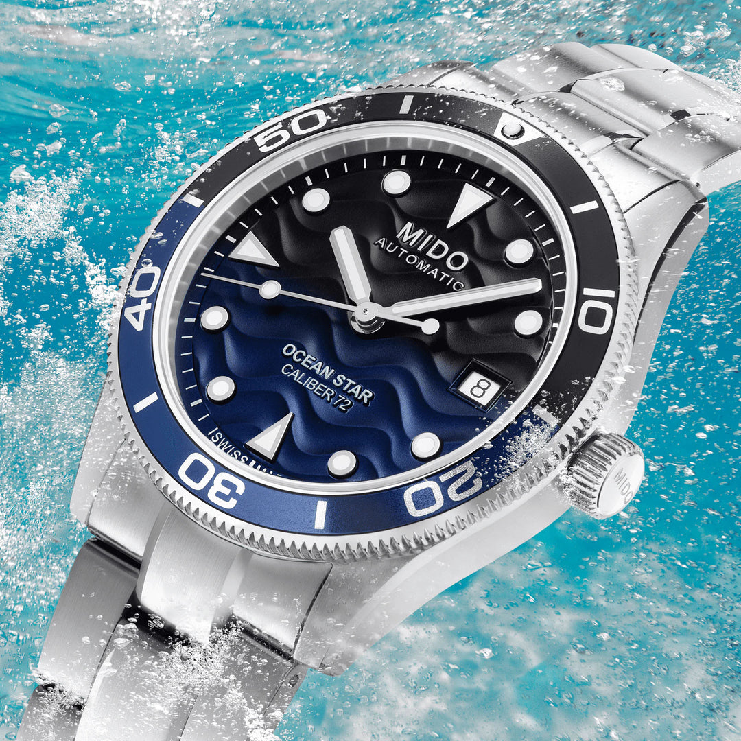 Reloj Mido Ocean Star 39mm azul acero automático M026.907.11.041.00