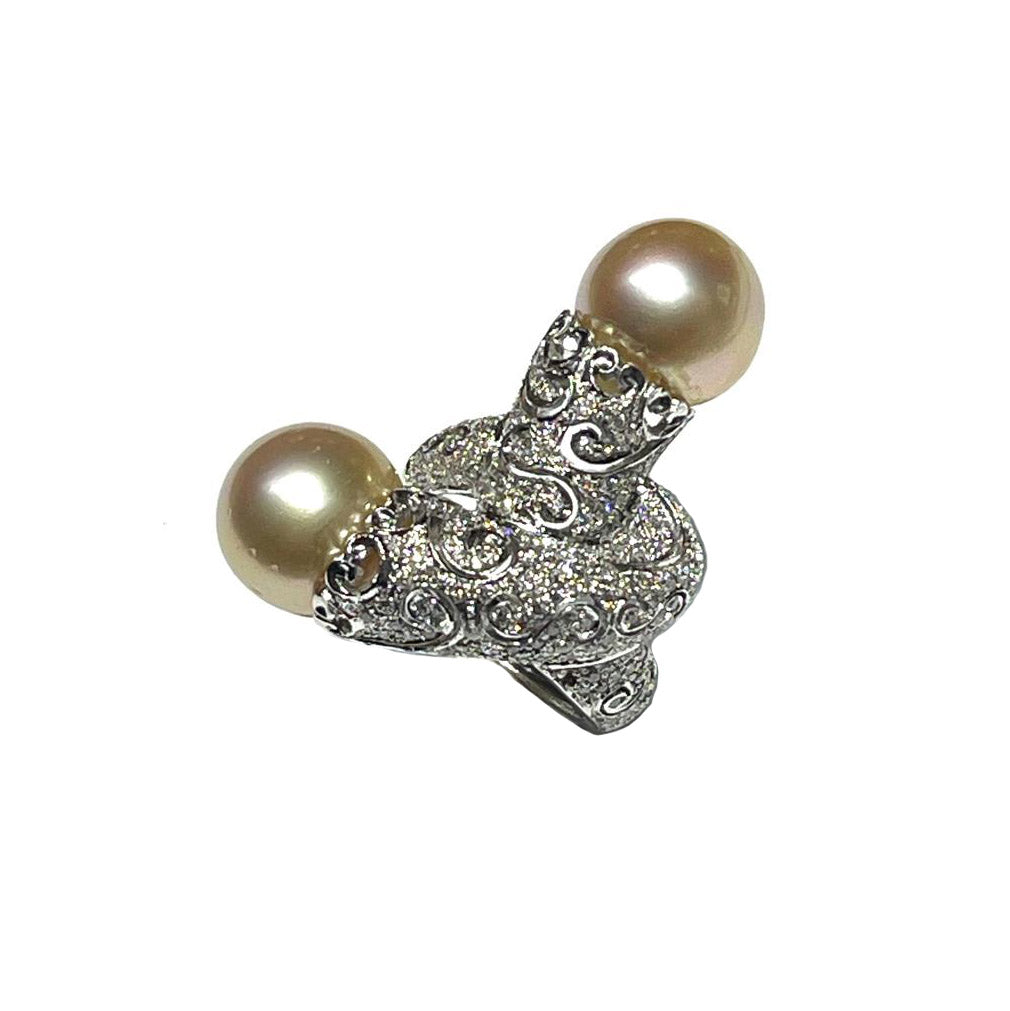 Node Capodagliegaglia Pearl Gold Pearls 18kt Diamonds and Pearls 0020A