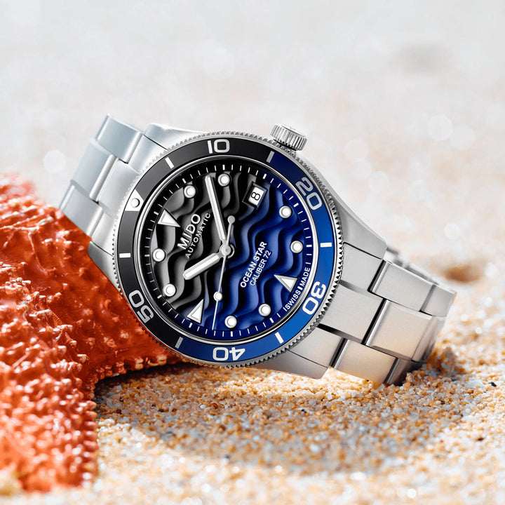 Reloj Mido Ocean Star 39mm azul acero automático M026.907.11.041.00