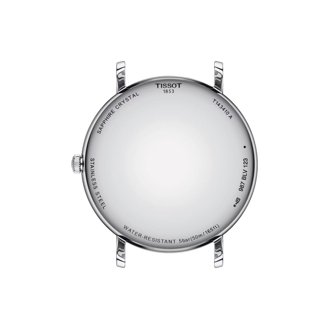 Tissot EVEYTime watch 40mm silver quartz steel t143.410.11.033.00