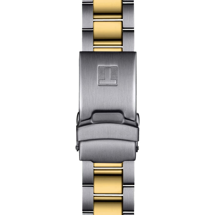 Tissot orologio Seastar 1000 36mm nero quarzo acciaio finiture PVD oro giallo T120.210.22.051.00