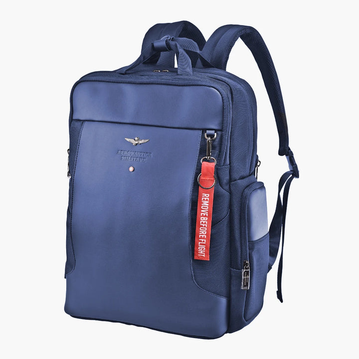 Aeronautica Militare Zaino uomo porta PC espandibile linea Bolt AM494-BL