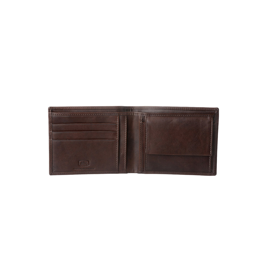 Antique Tuscan Men's Wallet with Genuine Italian Leather Coin Wallet Card Holder / Cards and Banknotes