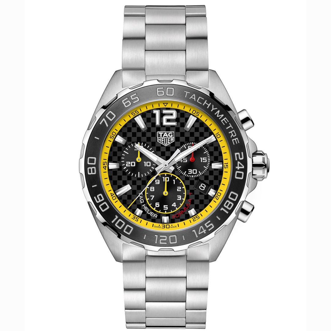 TAG Heuer orologio Formula 1 43mm nero cronografo quarzo acciaio CAZ101AC.BA0842 - Gioielleria Capodagli