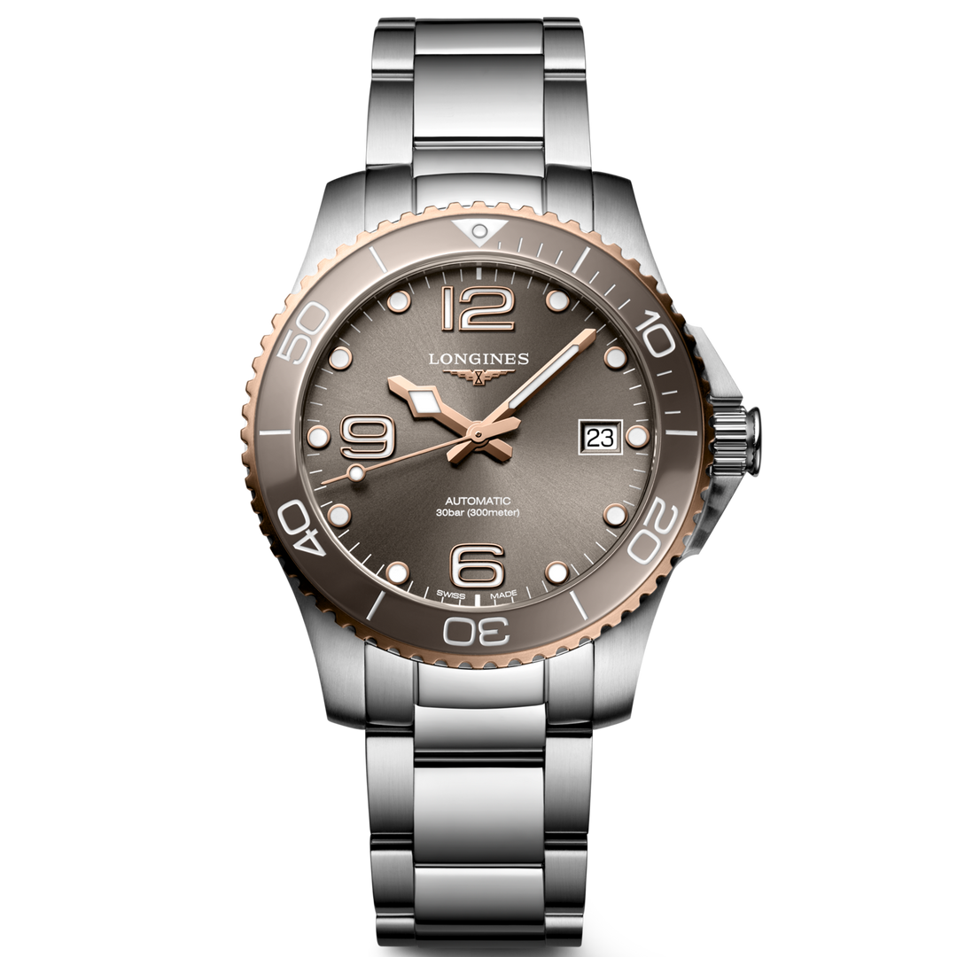 Reloj Longines HydroConquest 39mm gris acero automático L3.780.3.78.6
