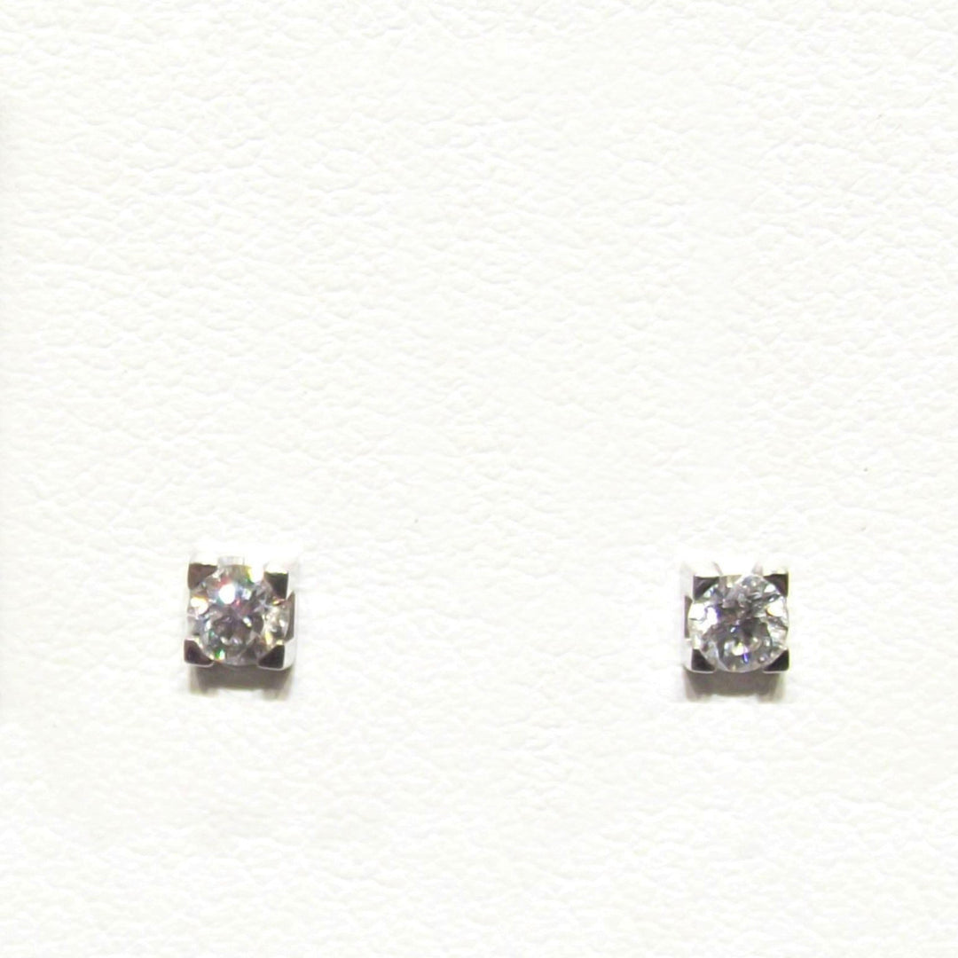 Pendientes Davite & Delucci en oro blanco de 18kt con diamantes 0,30ct VS G BB828383-30