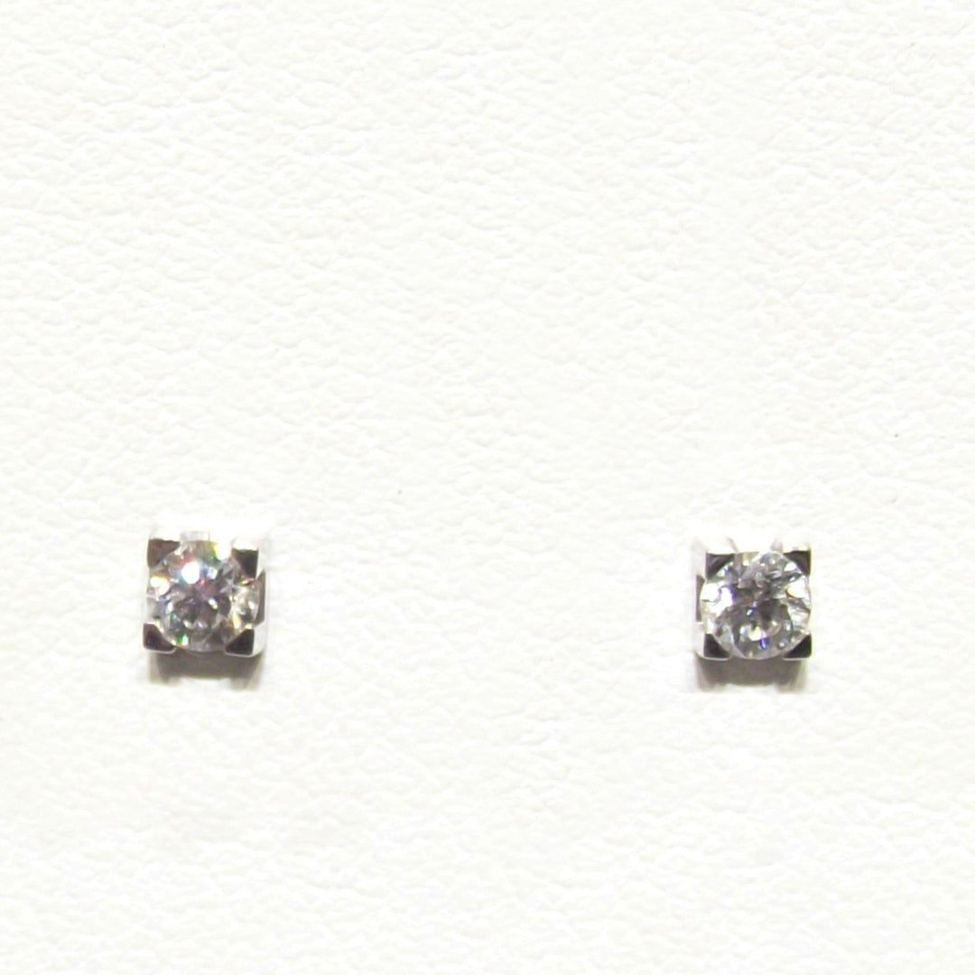 Davite & Delucchi Earrings Point Light 18kt Gold Diamonds 0,40ct VS G BB8283-40