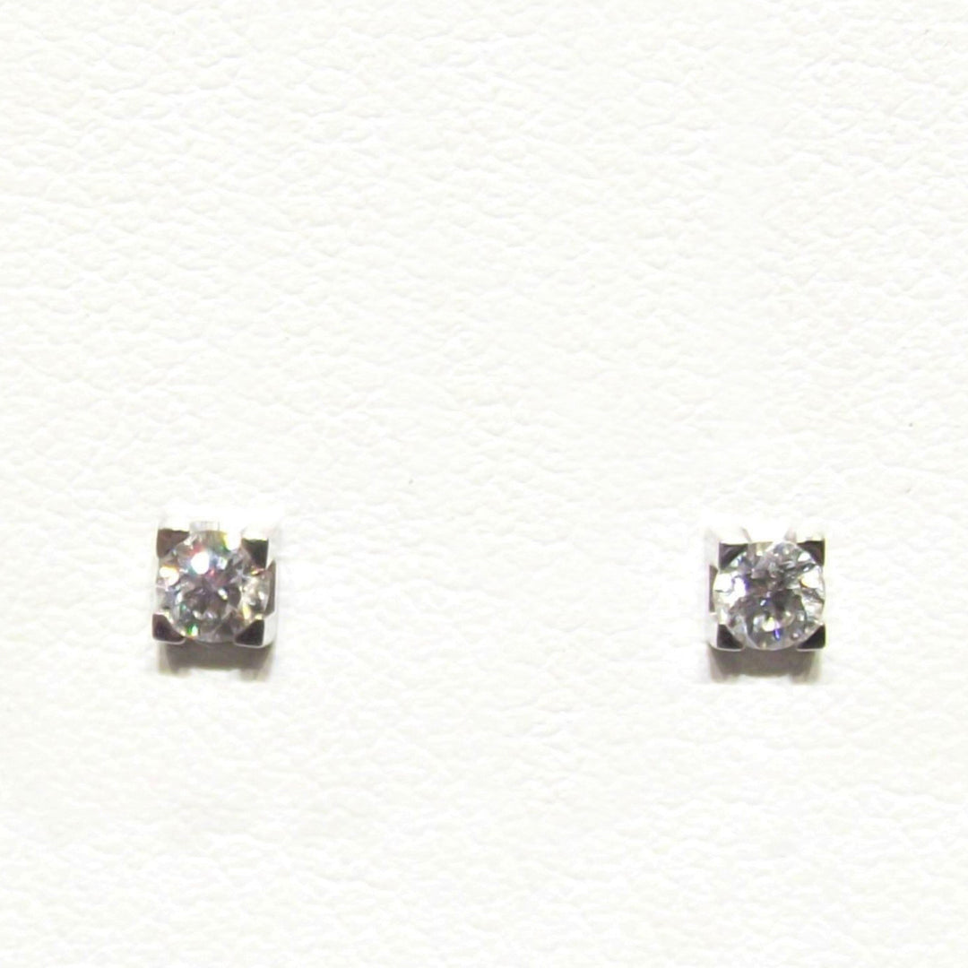 Davite & Delucchi Ohrringe Punto Luce Gold 18KT Diamonds 0,48ct gegen G BB8283-48