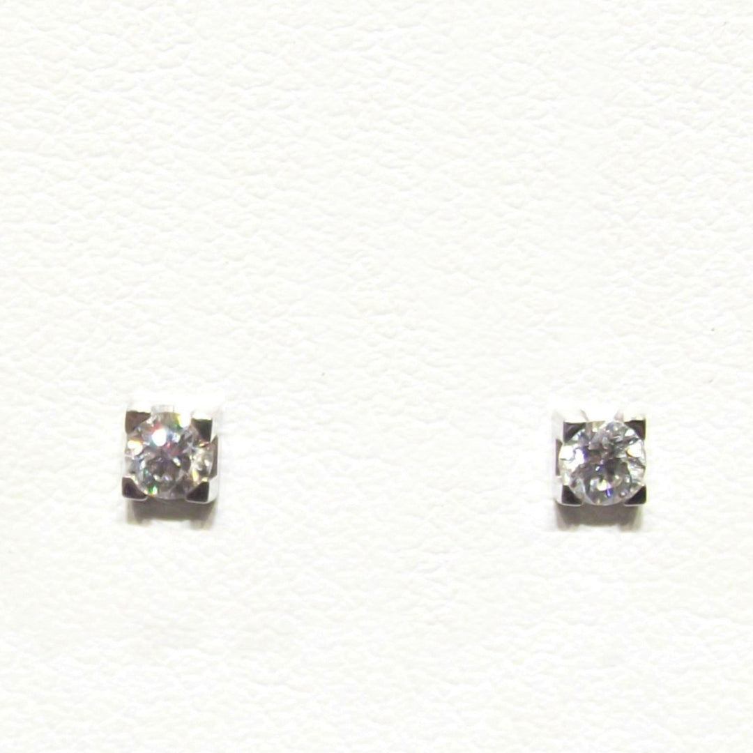 Davite & Delucchi Ohrringe Punto Luce Gold 18KT Diamonds 0,50ct gegen G BB8283-50