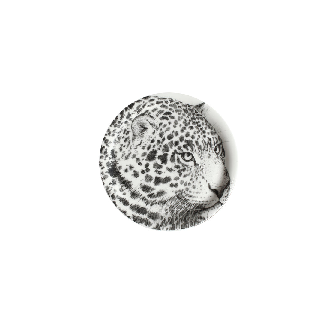 Taitù tazza mug con coperchio leopardo Wild Spirit porcellana fine bona china 12-1-4-A - Gioielleria Capodagli