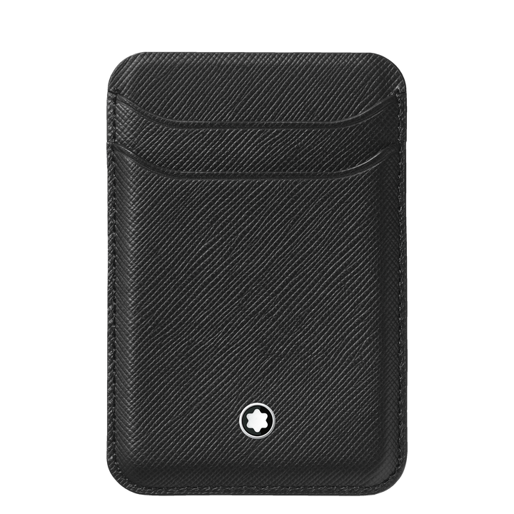 Montblanc Porte-cartes 2 compartiments pour iPhone avec Apple MagSafe Sartorial noir 129226