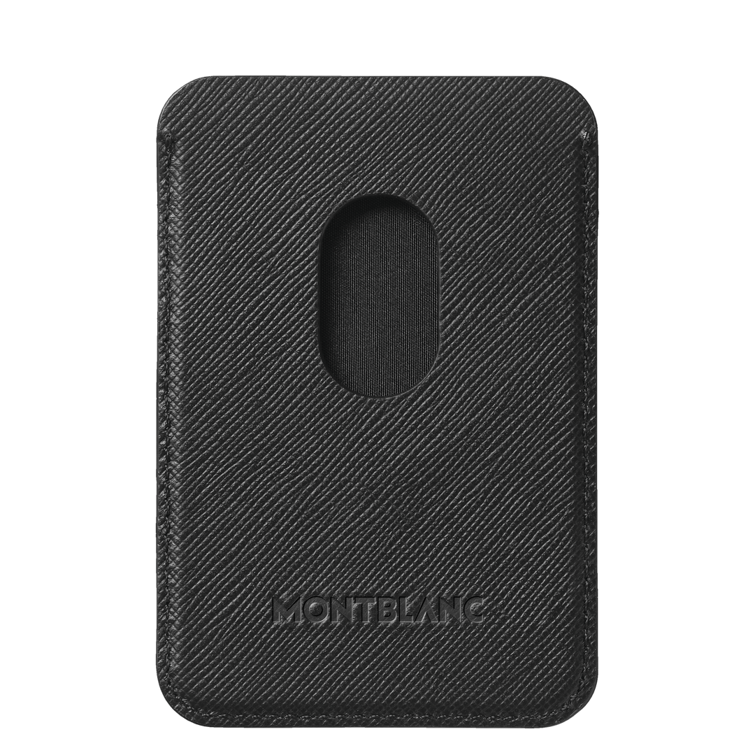Montblanc CareCarte 2 Fächer für iPhone mit Apple Magsafe Sartorial Black 129226