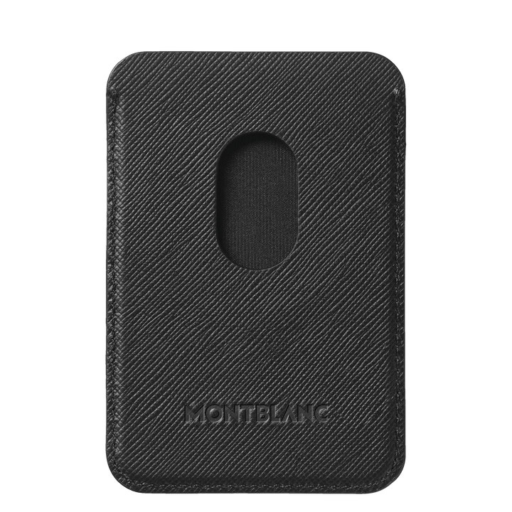 Montblanc Porte-cartes 2 compartiments pour iPhone avec Apple MagSafe Sartorial noir 129226