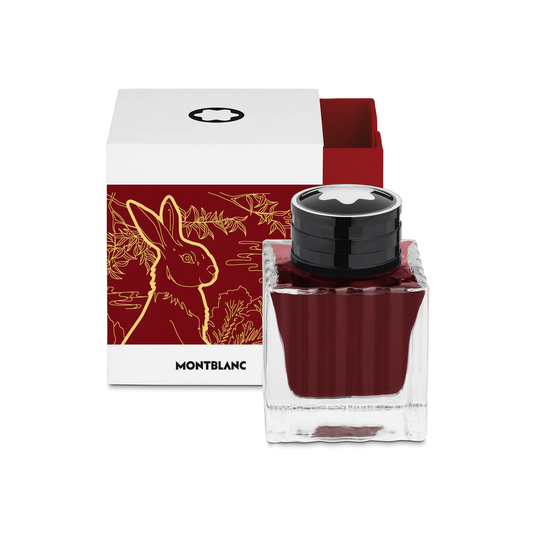 Montblanc ink flask 50 ml red The legend of the zodiac Rabbit 129485