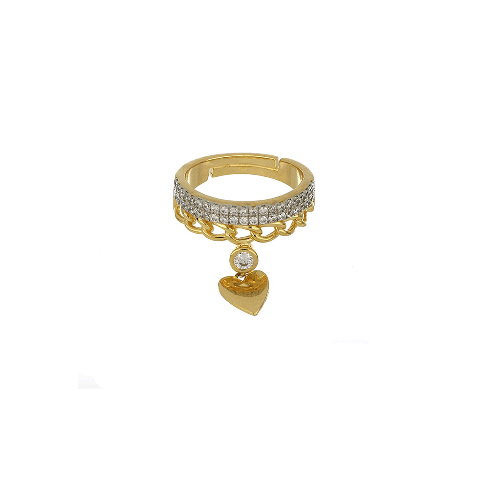 Hearts Milan Cupid ring Galleria Vittorio Emanuele Collection 925 silver finish PVD yellow gold 24938730
