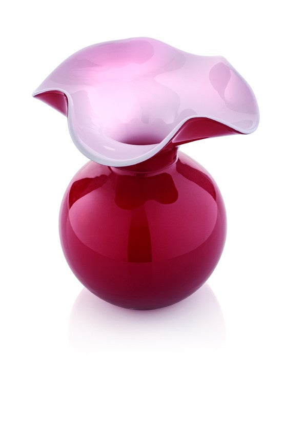 Ivv vaso Primula incamiciato rosso h 14cm 8040.1 - Gioielleria Capodagli