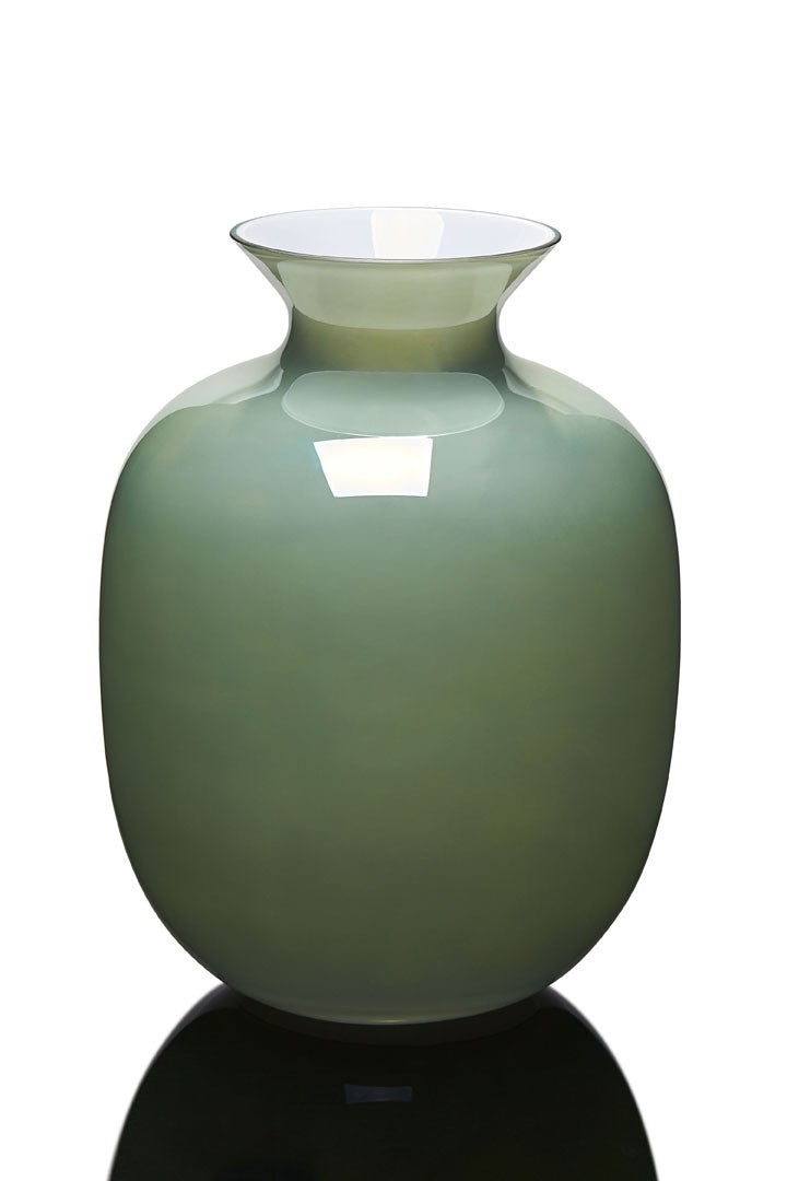Ivv vaso Rialto incamiciato verde menta h 30cm 8380.1 - Gioielleria Capodagli