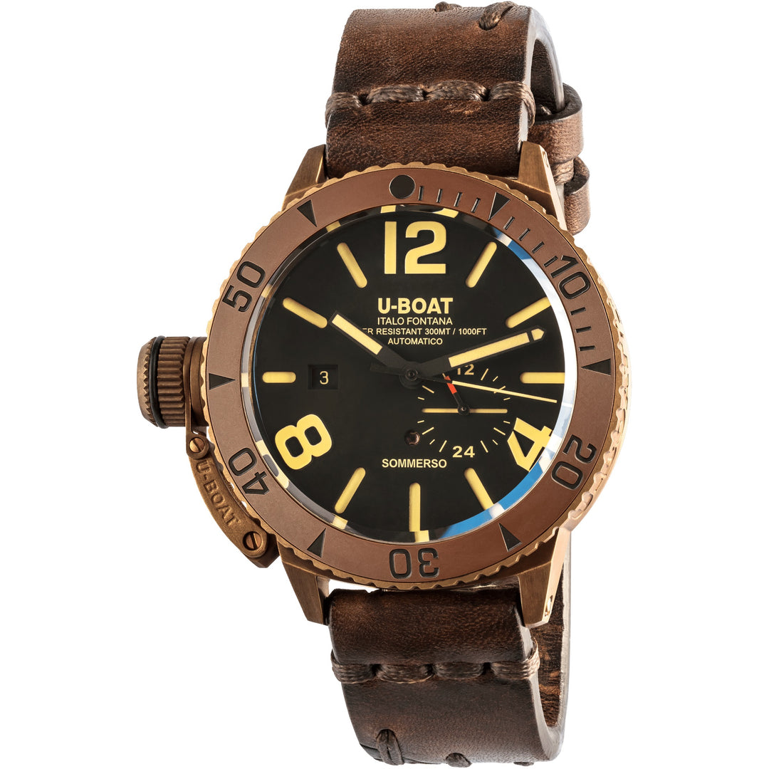 U-BOAT watch DIPED Bronze Ceramic BZ 46mm Black Automatic Bronze 8486