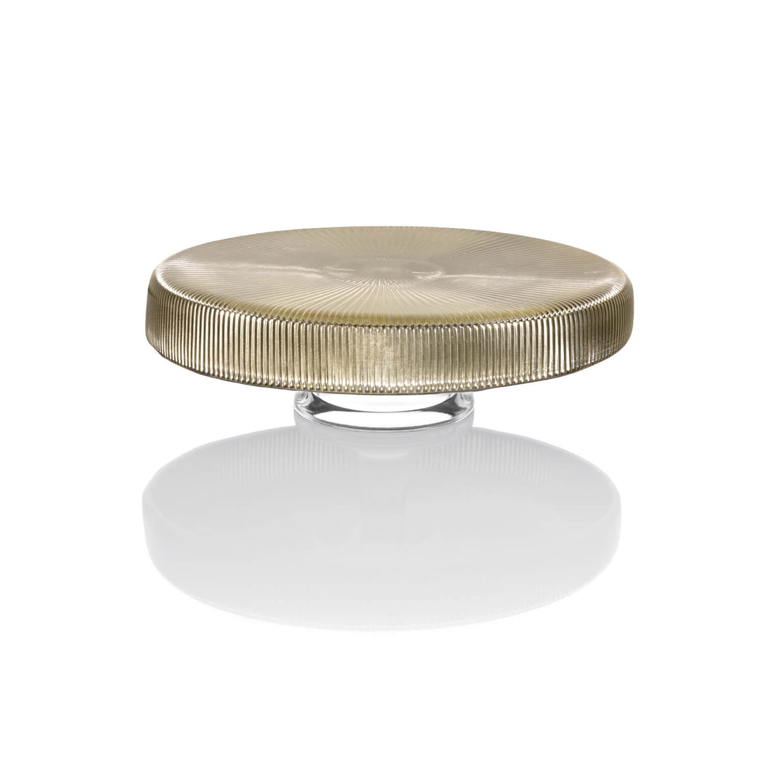 Ivvv soporte de caramelo Ishtar 33cm de oro de cromo decoracion de champán 8637.2