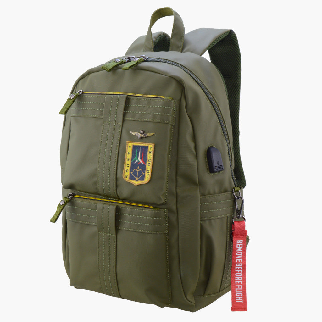 Aeronautica Military Backpack Técnico Porta PC Flechas AM345-VE