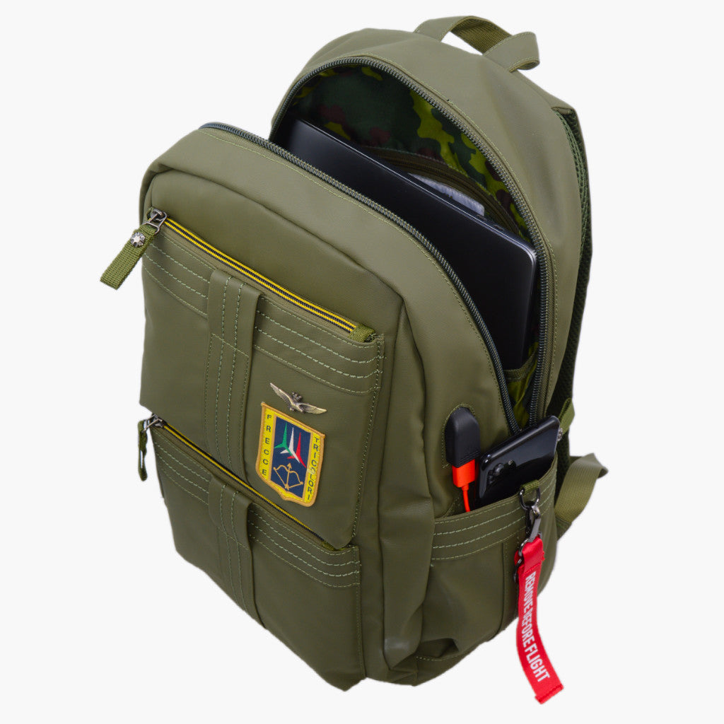 Aeronautica Militare Backpack Technical PC Holder Arrows AM345-BL