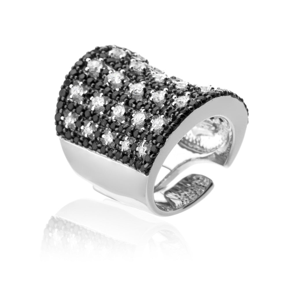 981 Jewels anello Gossip Pavé argento 925 zirconi AN27 - Capodagli 1937