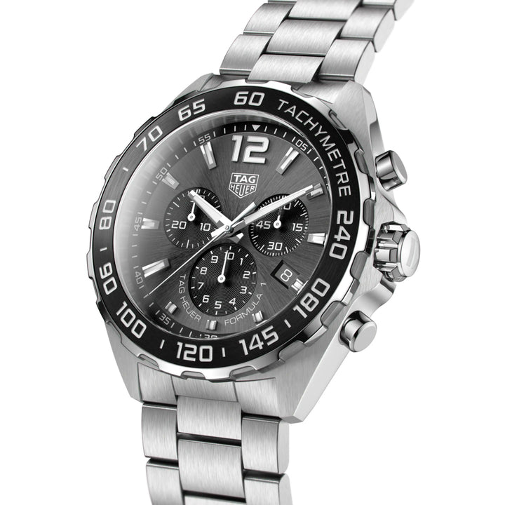 TAG Heuer orologio Formula 1 Cronografo 43mm grigio quarzo acciaio CAZ1011.BA0842