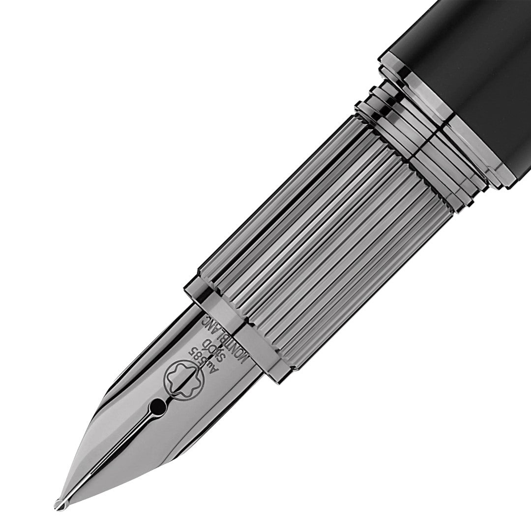 Montblanc penna stilografica StarWalker UltraBlack punta F 126340 - Capodagli 1937