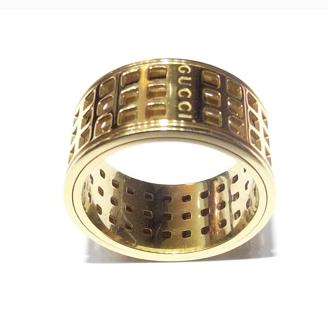 Gucci anello oro giallo 18kt misura 18 107849 J8500 8000 - Gioielleria Capodagli