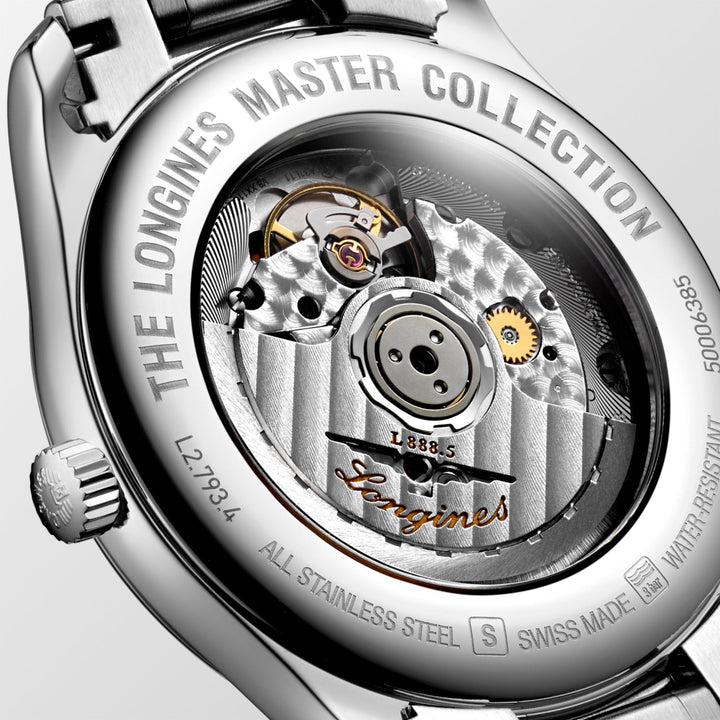 Longines orologio The Longines Master Collection 40mm argento acciaio uomo automatico L2.793.4.78.6 - Gioielleria Capodagli