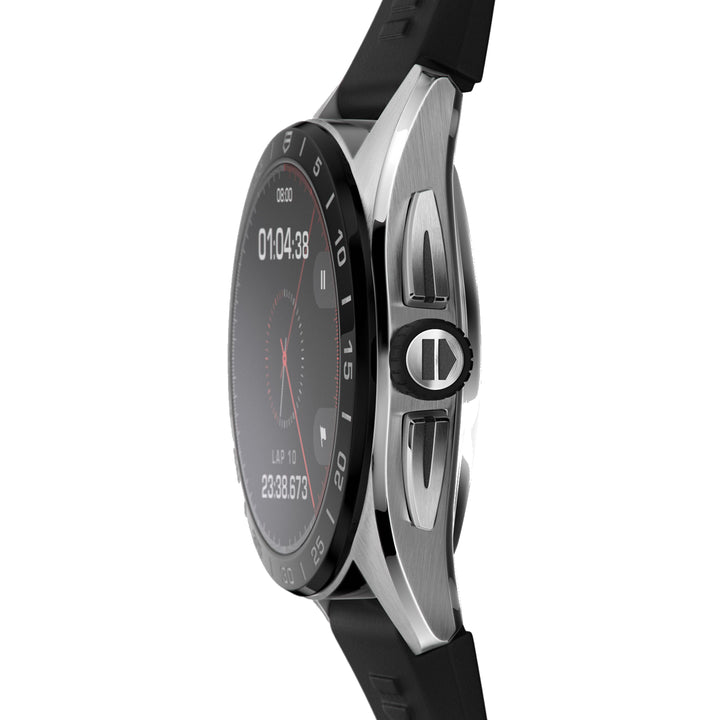 Tag Heuer orologio smartwatch Connected Calibre E4 45mm nero acciaio SBR8A10.BT6259