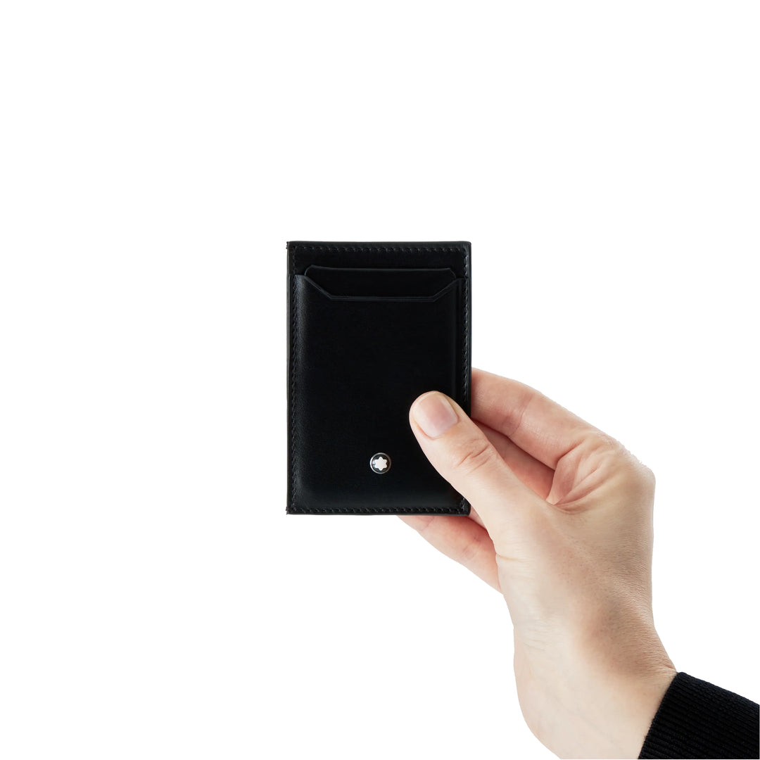 Montblanc Caja de 3 compartimentos Meisterstück negro 129683