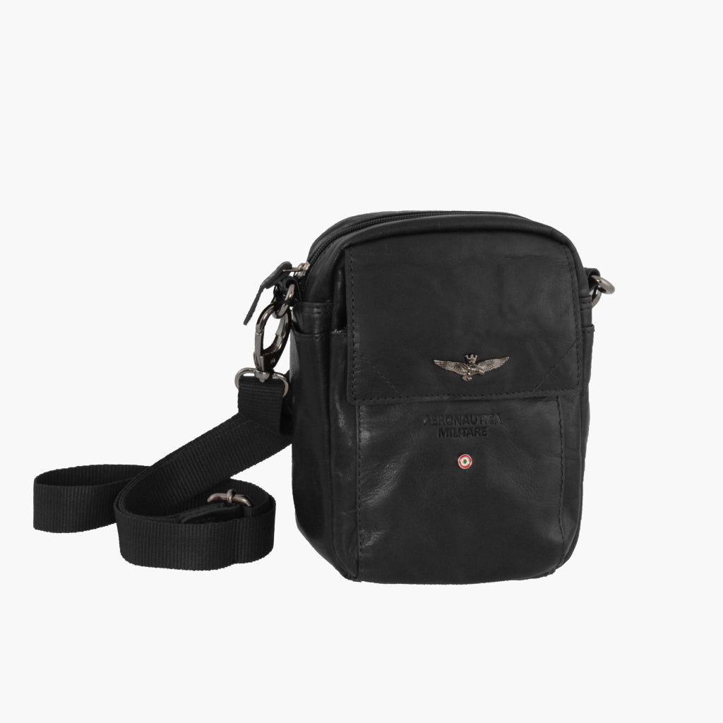 Aeronautica Militare genuine leather shoulder bag VINTAGE AM307-NE
