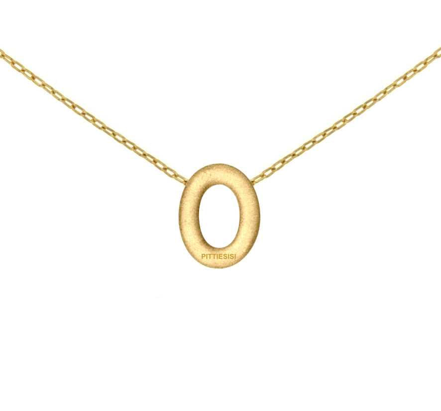 Pitti e Sisi necklace Cha ⁇ ns d'amour silver 925 PVD finish yellow gold CL 9455G/2