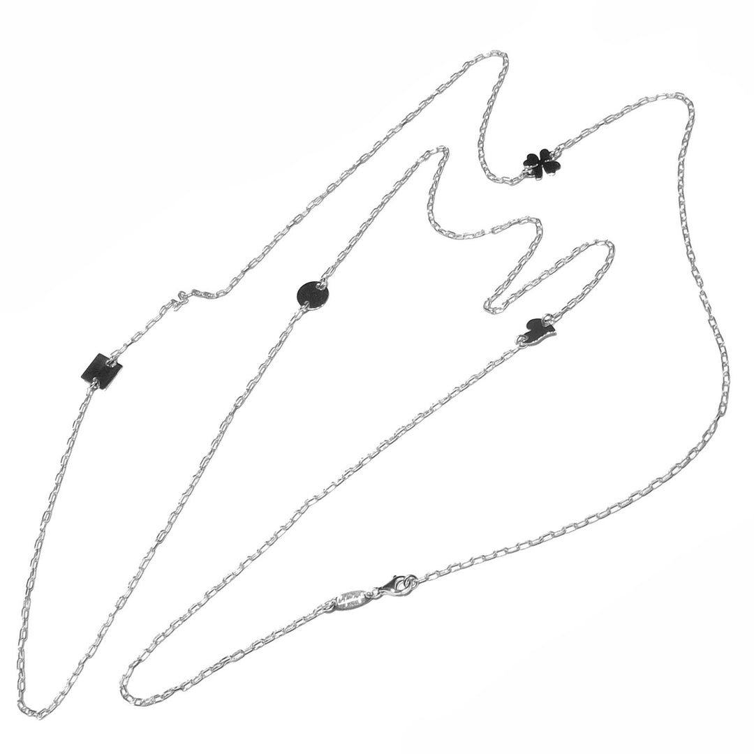 Capodagli I-Tag Halskette 925 CPD-Color-ARG-0001-B