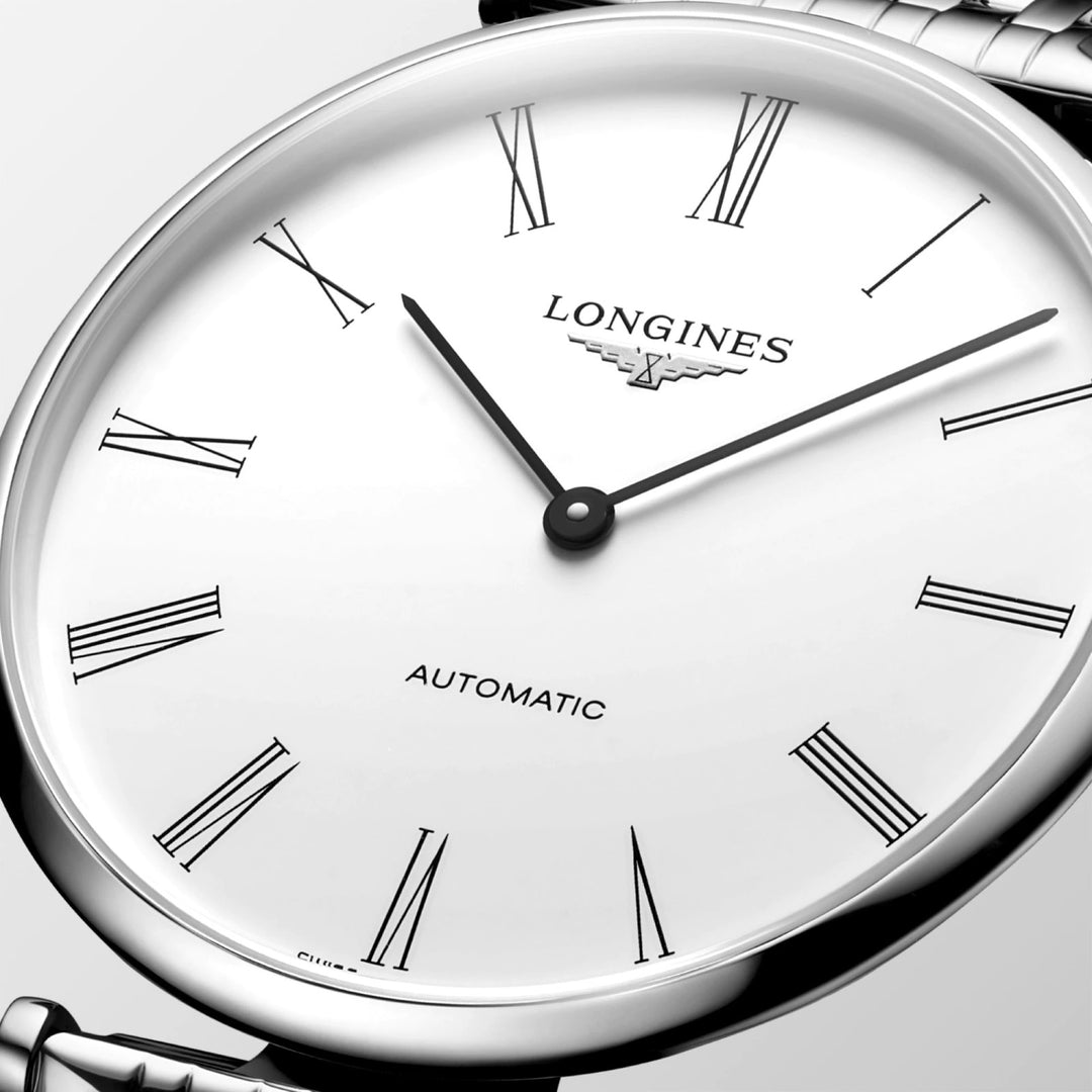 Reloj Longines Le Grand Classique 38mm acero automático blanco L4.918.4.11.6
