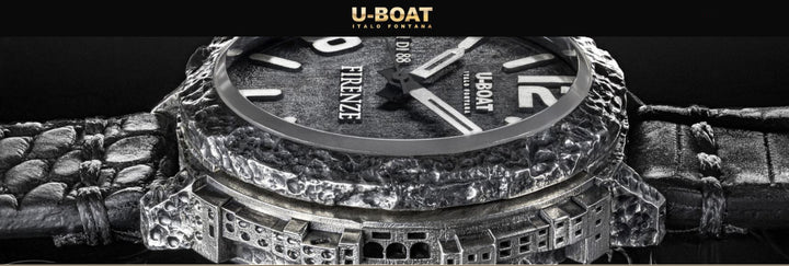 U-BOAT orologio Firenze Argento Edizione Limitata 88 esemplari 45mm argento automatico argento 925 FIRENZE ARGENTO