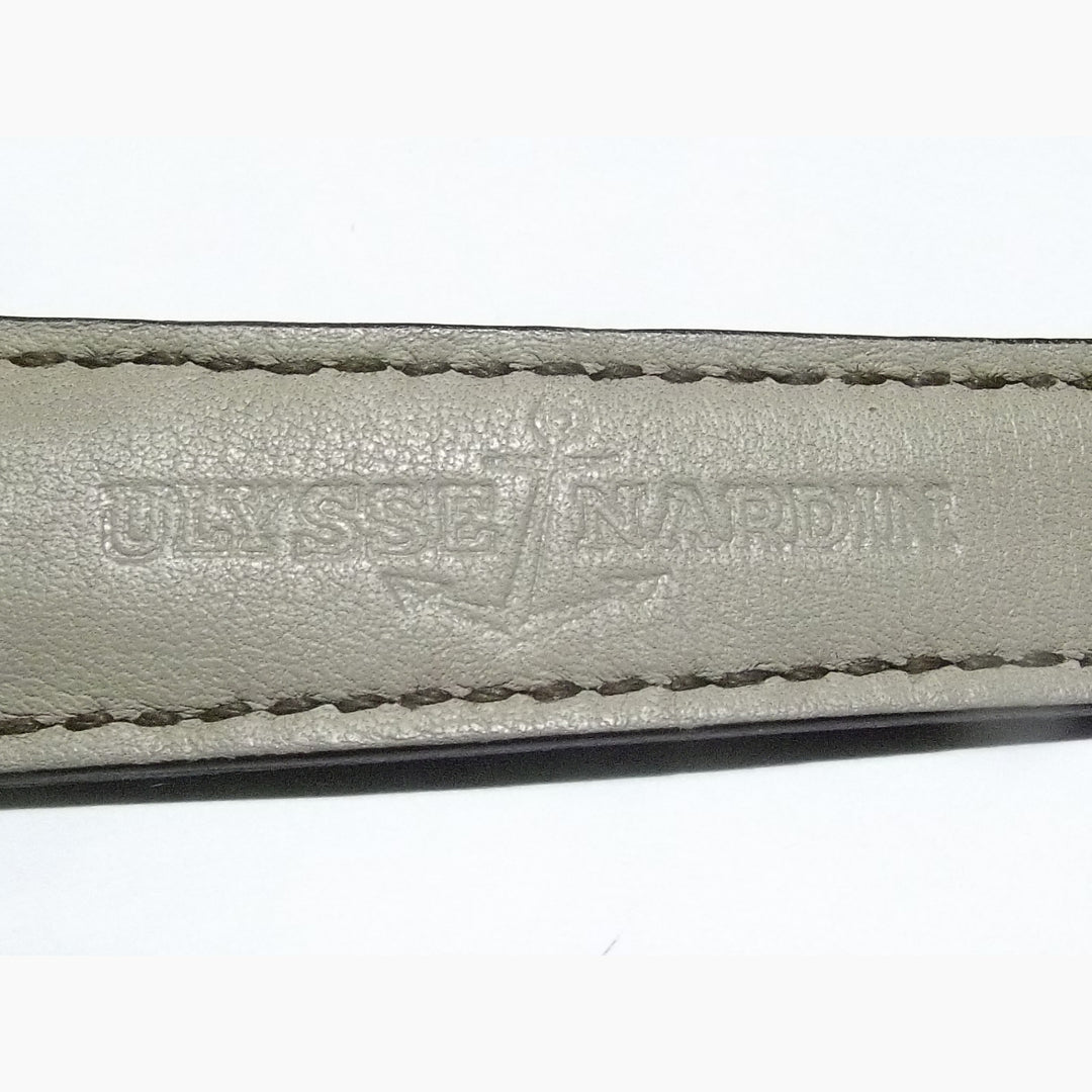 Ulysse Nardin cinturino pelle di coccodrillo marrone 19mm senza fibbia ULY-NAR-19 - Capodagli 1937