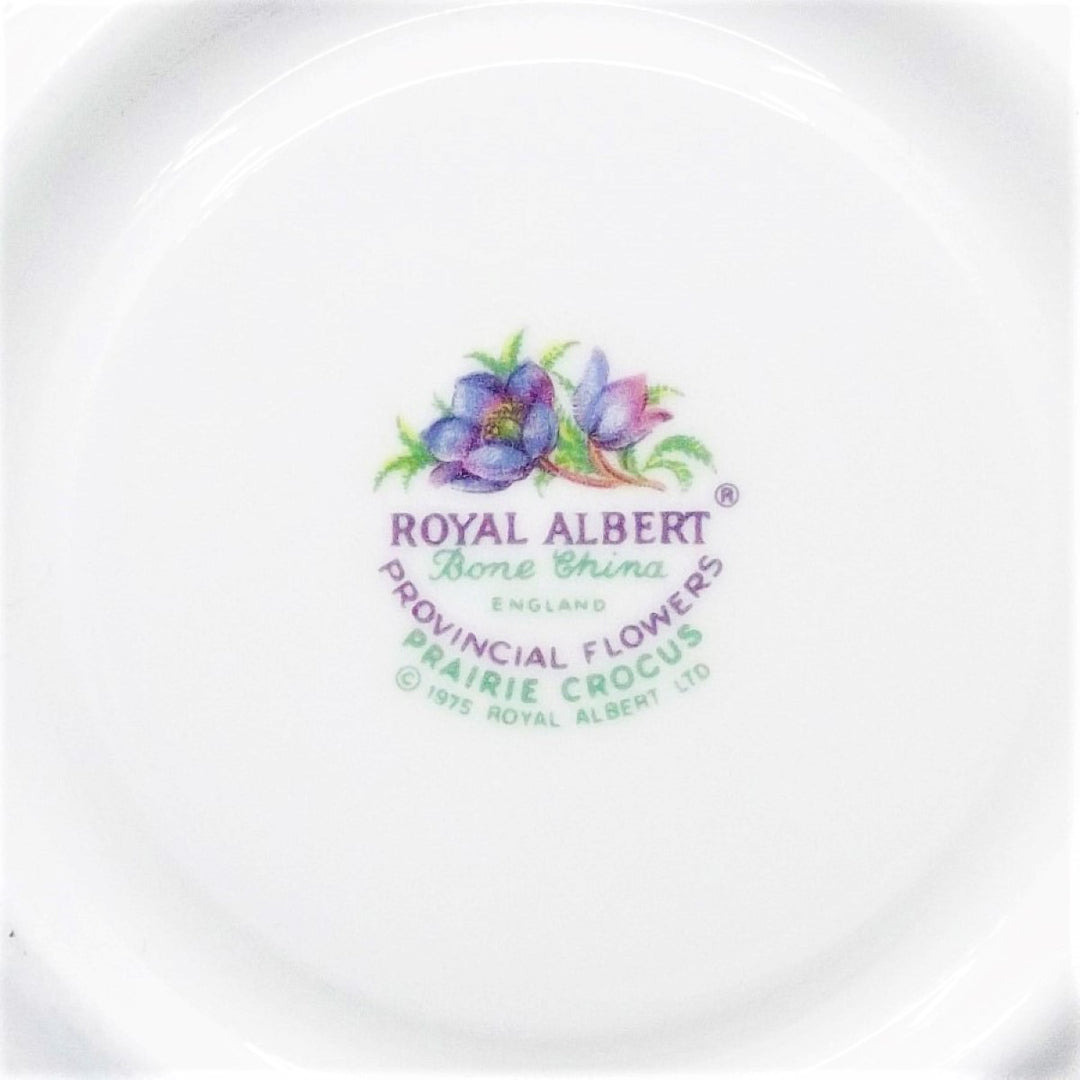 Royal Albert tazza da té Prarie Crocus porcellana inglese decori smalto finiture oro fiore A-S885-1 - Gioielleria Capodagli
