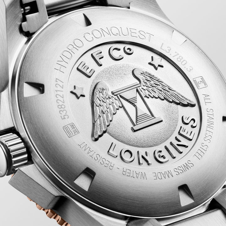 Reloj Longines HydroConquest 39mm gris acero automático L3.780.3.78.6