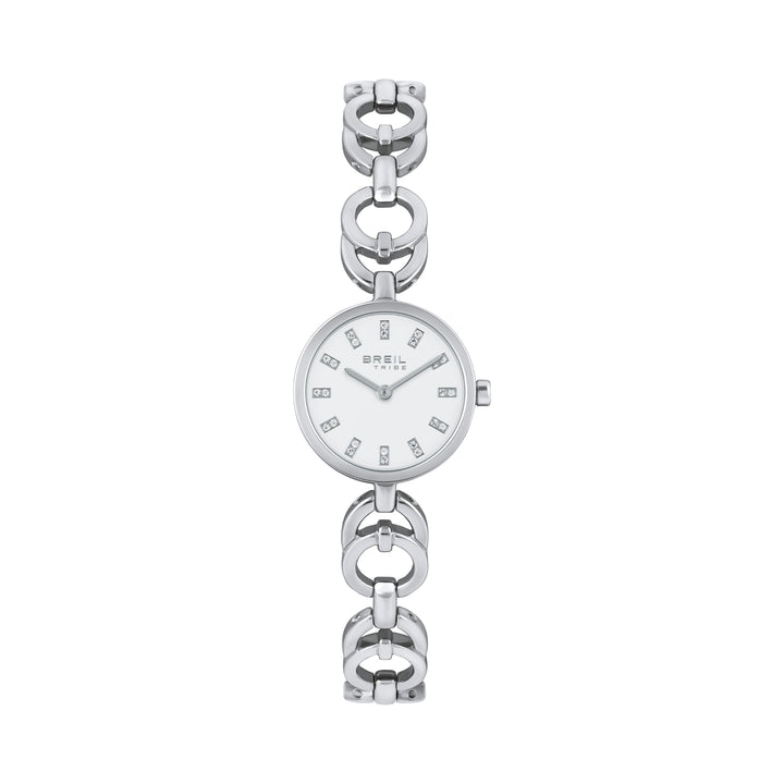 Breil watch Luna 24mm white quartz steel EW0553