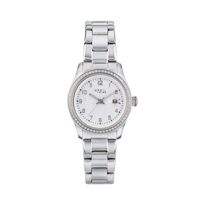 Reloj Breil Classic Elegance 30mm de acero de cuarzo blanco EW0600