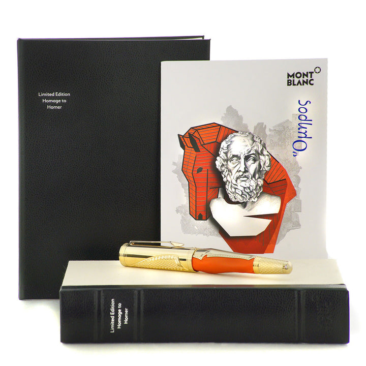 Montblanc stilografica Writers Edition Hommage a Homer Limited Edition 1581 punta M 117887 - Gioielleria Capodagli
