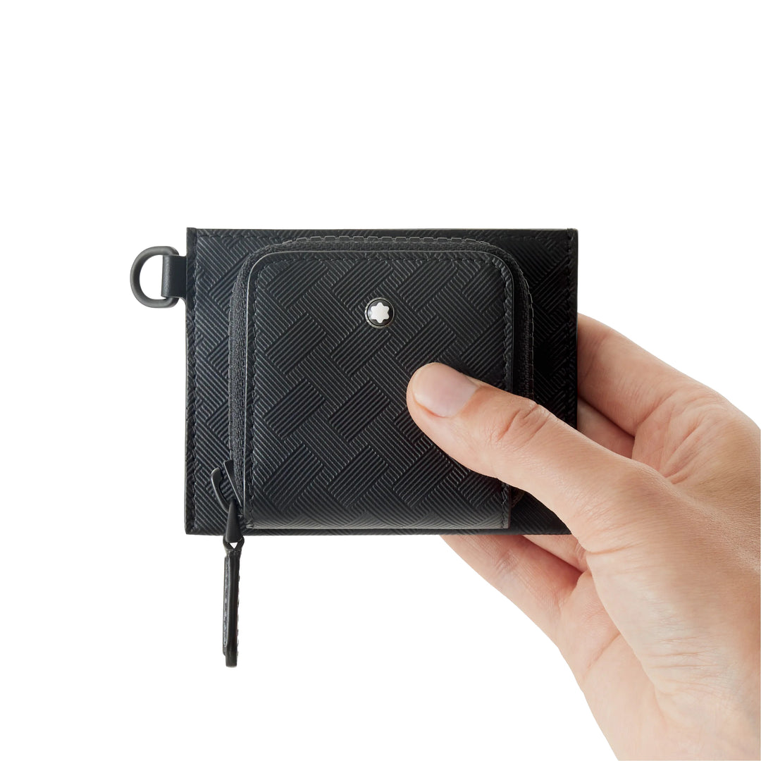 Montblanc Portatarjetas de crédito de 3 compartimentos Montblanc Extreme 3.0 con bolsillo 129982