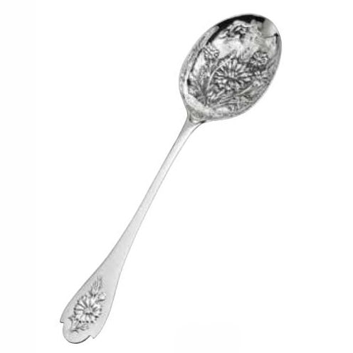 Masini cucchiaio da collezione Ditelo con un Fiore Fiordaliso-Felicità argento 925 8.03.1703
